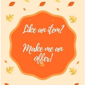 Reasonable offers will be considered!